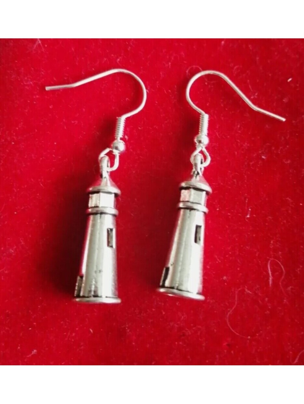 Beautiful Nautical Beach Lighthouse  Earrings